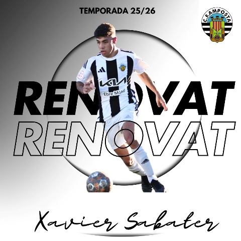 RENOVACI PRIMER EQUIP: XAVIER SABATER
